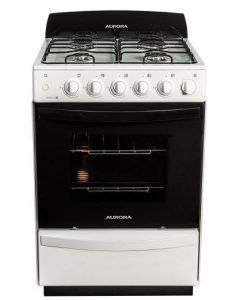 COCINA AURORA ARGENTA LE.4 BLANCA ENCENDIDO ELECTRICO VALV. SEG