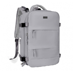 Mochila De Viaje Waggs Moch03 Carry Carry On Gris									 						