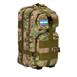 Mochila Tactica Waggs Mt004 Beige Camuflada 45 Litros							 						