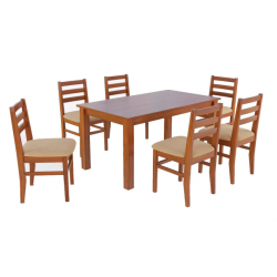 Mesa 1.50 + 6 Sillas Atlantico Inmacol 