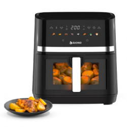 Freidora De Aire Digital Con Ventana Hog0200 Suono 8 Litros